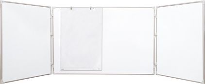 Доска-триптих магнитно-маркерная лакированная в рамке ALU23 TRS129