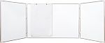 Доска-триптих магнитно-маркерная лакированная в рамке ALU23 TRS129