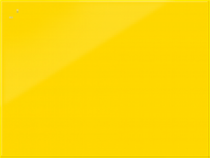 Доска стеклянная магнитно-маркерная 60х80 см лимонный