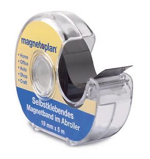 Магнитная лента в диспенсоре Magnetoplan 19 мм * 5 м, арт. 15 510