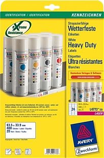 Самоклеющие этикетки всепогодные