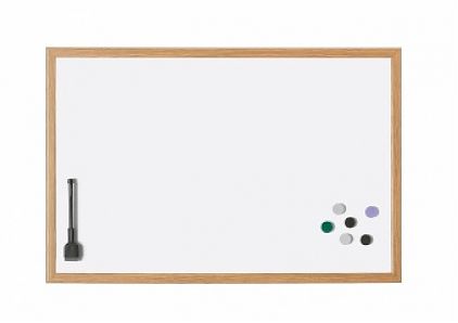 Доска магнитно-маркерная 59х39 Magnetoplan в рамке МДФ
